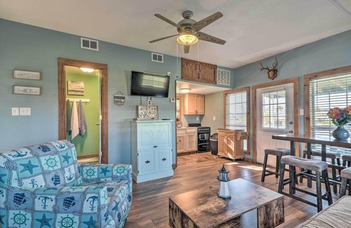 Cedar Lane Cabin | Canalfront Sargent Cabin w/Patio: 1 Mi to Beach!