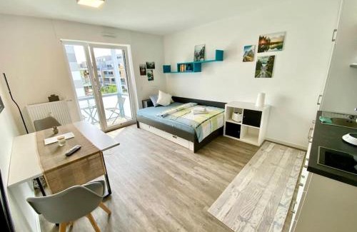 Oberhausen-Nord Apartment | Carefree Mikroapartment inkl. Balkon + Tiefgarage
