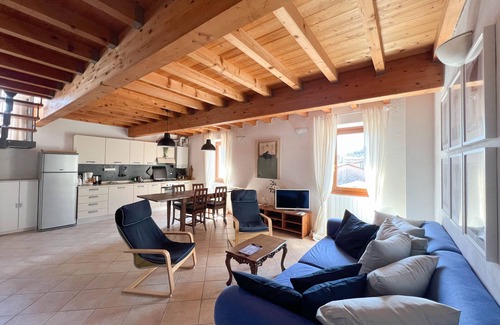 Fornico Apartment | Casa Fornico 8, terrace with breathtaking views of Lake Garda