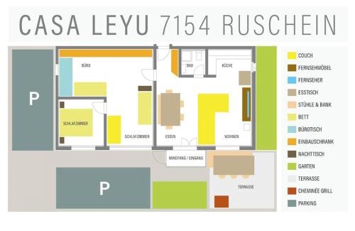 Ruschein Apartment | Casa LeYu mitten in Ruschein