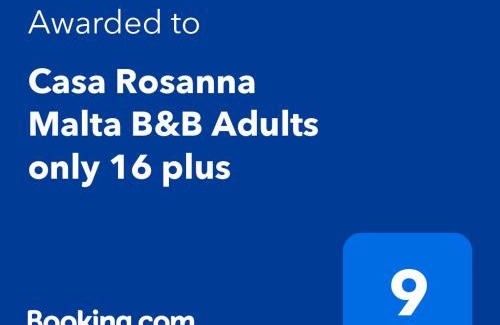 Marsaskala Bed & Breakfast | Casa Rosanna Malta B&B Adults only 16 plus