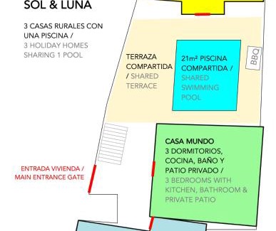Pinos del Valle House | Casa Sol - traditional village house with pool and view