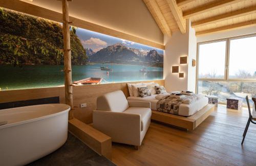 Chies d'Alpago Apartment | Casera Cal De Mez- Wellness Chalet