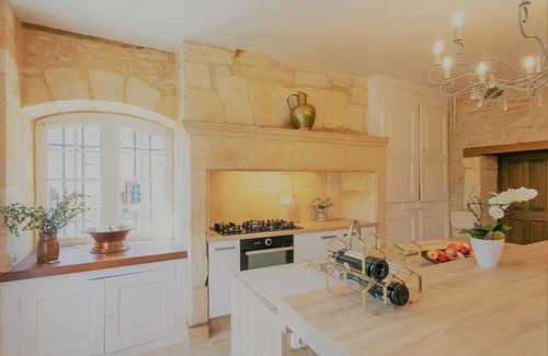 Thonac Other | Castle perched 25m above the river, swimming pool & park, stove option