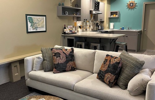 Hamilton Apartment | Casual Contemporary Apartment in the Historic Downtown Wesley Building.