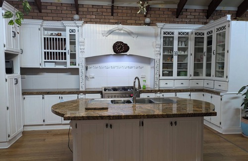 Melton West Apartment | Cathedral Home apartment w/firepit, swing, pool, + hiking trails, shopping mall