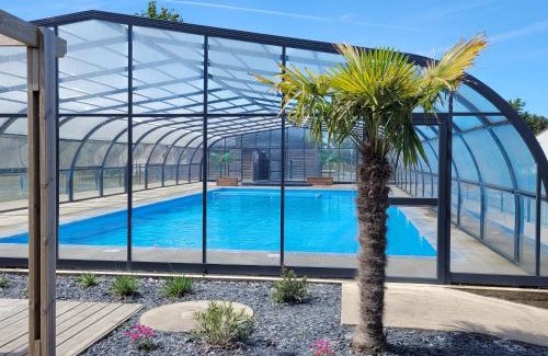 Marzan Ski Chalet | Chalet 3 chambres avec piscine chauffée, proche Golfe du Morbihan, idéal pour familles! - FR-1-783-5