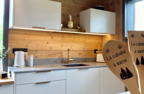 Raon-aux-Bois Ski Chalet | Chalet 5 Personnes - Jaccuzi - Sauna - Étang Privée La Cabane à Sucre