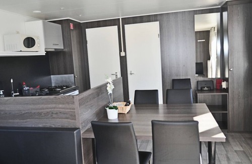 Serooskerke Ski Chalet | Chalet Florence 5 , 6- Persoons met Veel Privacy; Huisdiervrij,ruime Tuin