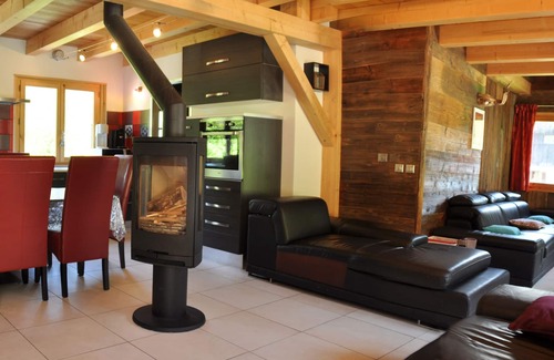 La Riviere-Enverse Ski Chalet | Chalet Grand Massif luxury building: sauna, near Morillon-Samoens