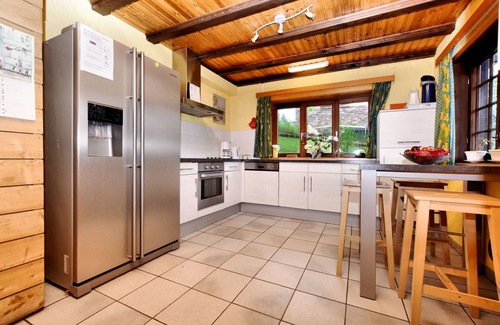 The Ardennes Ski Chalet | Chalet in Fraiture with Sauna and Garden