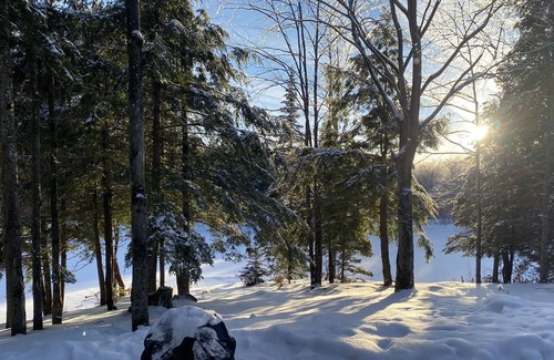 Pointe-au-Chene Ski Chalet | Chalet Le Matit for a nature getaway!