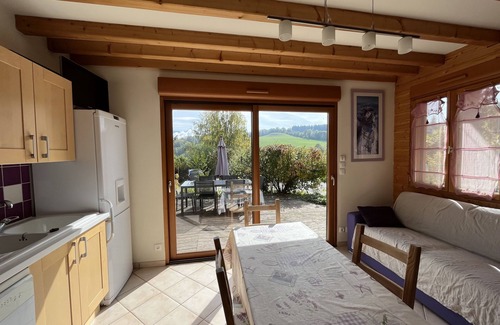 Le Touvet Ski Chalet | Chalet 'Lilac' * and 3 ears Gites de France - SAUNA and OUTDOOR JACUZZI