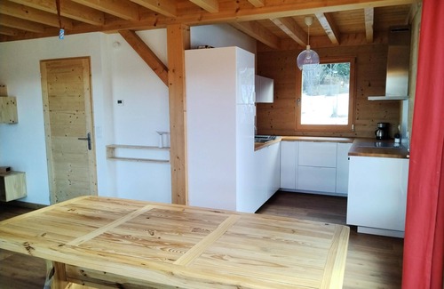 Allos Ski Chalet | Chalet mountain view, Les Portes du Lac