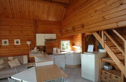 Plozevet Ski Chalet | Chalet overlooking Audierne Bay with wooded garden,
