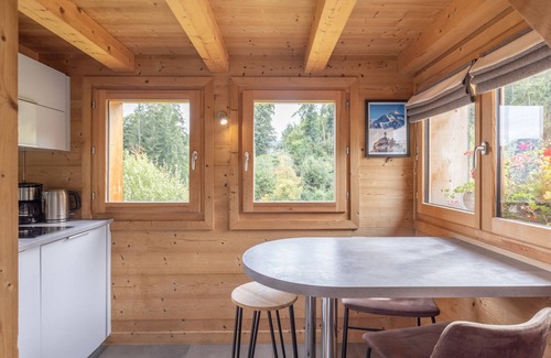 Combloux Ski Chalet | Chalet 'Petit Cosy' with Mountain View, Wi-Fi and Air Conditioning