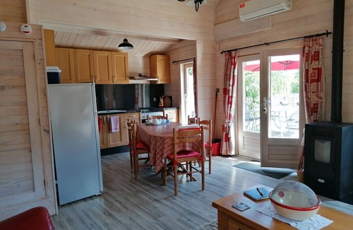 Vaunac Ski Chalet | Chalet with private pool overlooking meadow and woodland
