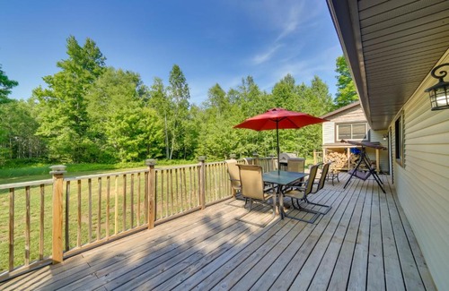 Champion House | Champion Vacation Rental with Fire Pit!