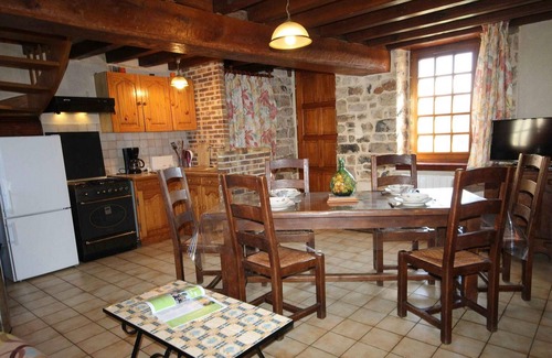 Champsecret Cottage | Champsecret: Restored Old House with Stove, Enclosed Garden, Pets Allowed