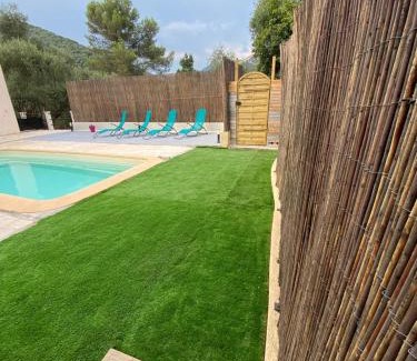 Peille Villa | Charmante Villa individuelle Niçoise avec piscine privée proche Monaco