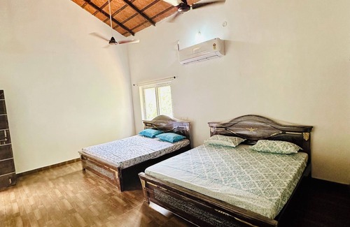 Bhongir Other | Charming 2-bedroom farmhouse with pool,AC, in Bibinagar in a 5 acre Mango farm
