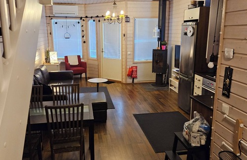 Rauha Villa | Charming 2-bedroom villa with balcony & living room and AC in Lappeenranta,