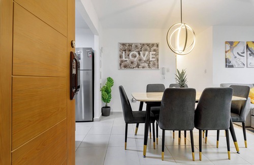 Villa Mella Condo | Charming 3-bedroom Penthouse with WiFi and AC in Santo Domingo