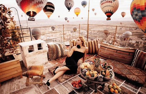 Uchisar Apartment | Charming Balloon view Premium Cave Suite with Bathtub 107