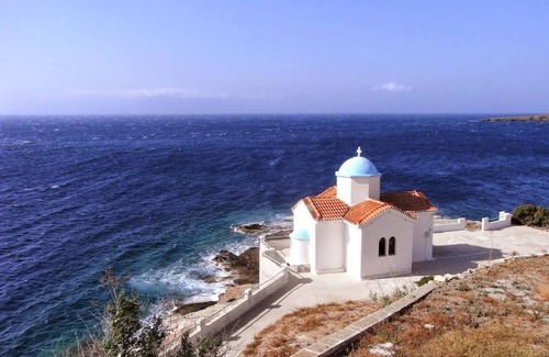 Kanala House | Charming cottage in marvelous Great Sand Beach, Kanala Kythnou with AC, WiFi