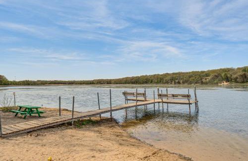 Elkhorn House | Charming Cottage Steps to Lake Wandawega!