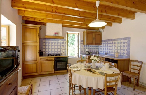 Les Salles Cottage | Charming Cottage with Fireplace, Garden, and Nature Walks Near Scenic Lakes