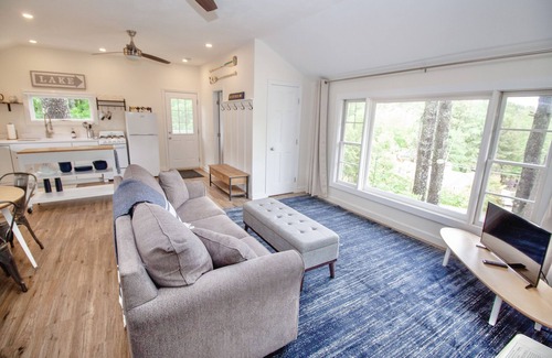 Alton Bay Cottage | Charming cottage with beach access, a grill, dock, & nearby golf