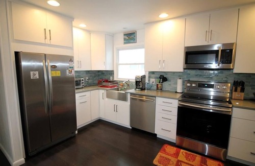 The Pines House | Charming Dog-Friendly Beach Home with In-Law Suite & EV Charging, Walk to Beach!