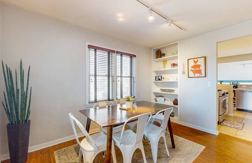 Douglas House | Charming getaway with fenced yard, sunroom, washer/dryer, central AC