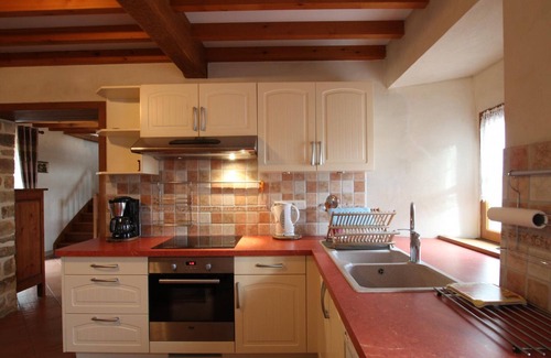 Fierville-les-Mines Cottage | Charming House with Private Terrace, 2 Bedrooms, Close to Beaches, Peaceful Green Setting