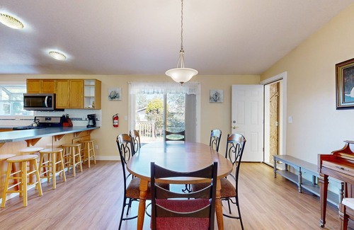 Warrenton House | Charming home near ocean with patio, firepit, WiFi, streaming, and wood stove