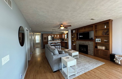 Gobles House | Charming Lakefront House with Hot Tub, Fire Pit, Kayak, and Fishing