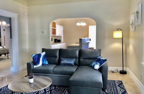 Wyandotte Apartment | Charming, Private Patio, Minutes to Detroit River