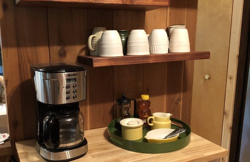 Harbert House | Charming year round cottage with large PRIVATE beach in the peaceful woods