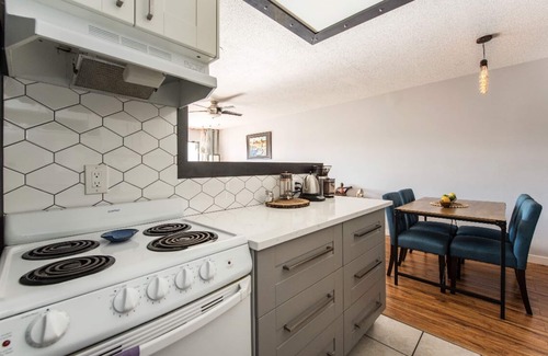 Riley Park Condo | Cheery bright condo with garden space in lively neighborhood