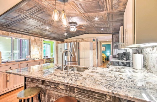 South Carolina Lakes & Blackwater Rivers House | Cheery Swansea Home on Calmont Pond w/Dock!