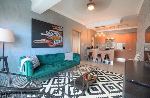 Downtown Santo Domingo Apartment | Chic City Center Apartment with Rooftop Pool + Gym