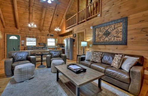 Epworth Cabin | Chimney Path on Fightingtown Creek | Log Cabin | Trout Fishing | Secluded