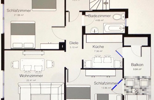 Neunkirchen Apartment | City Apartment Jimmy
