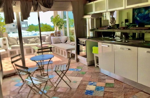 Hammamet Apartment | Close to the beach, apartment with private terrace and sea view