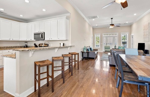 Cherry Grove Beach House | Coastal Soul: Family-Friendly Retreat w/Pool, Hot Tub, Grill & Steps from Beach Fun!
