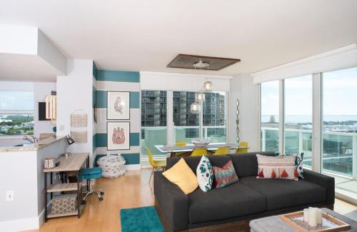 Coconut Grove Apartment | Coconut Grove Gorgeous Bay View 1 bedroom Condo Includes Parking