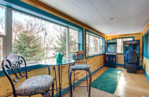 Campbellsport House | Colorful Cottage with Hot Tub - Steps to Long Lake!