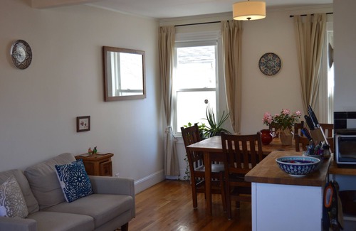 North Cambridge Apartment | Comfortable Cambridge home with deck in walkable family neighborhood