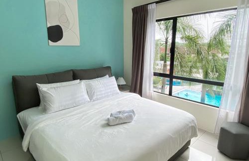 Kampung Kuala Pari Apartment | Comfy Suite Manhattan Ipoh PoolView Waterpark Free Netflix&Game